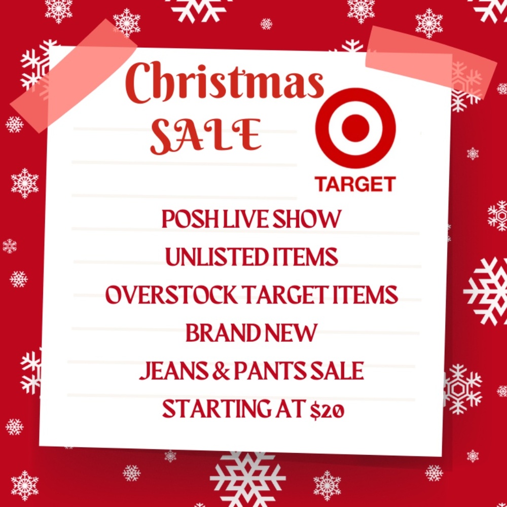 UNLISTED NWT OVERSTOCK TARGET ITEMS